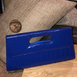 Bright Blue Clutch